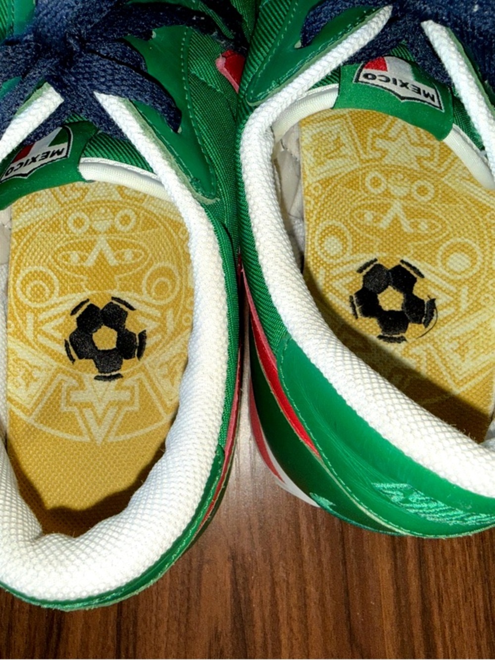 Nike RARE MENS 2005 CORTEZ World Cup MEXICO GREEN/RED SHOES SIZE 11 - Picture 5 of 10